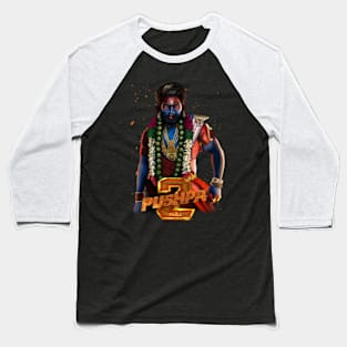 Pushpa 2 The Rise, Allu Arjun Artwork Baseball T-Shirt